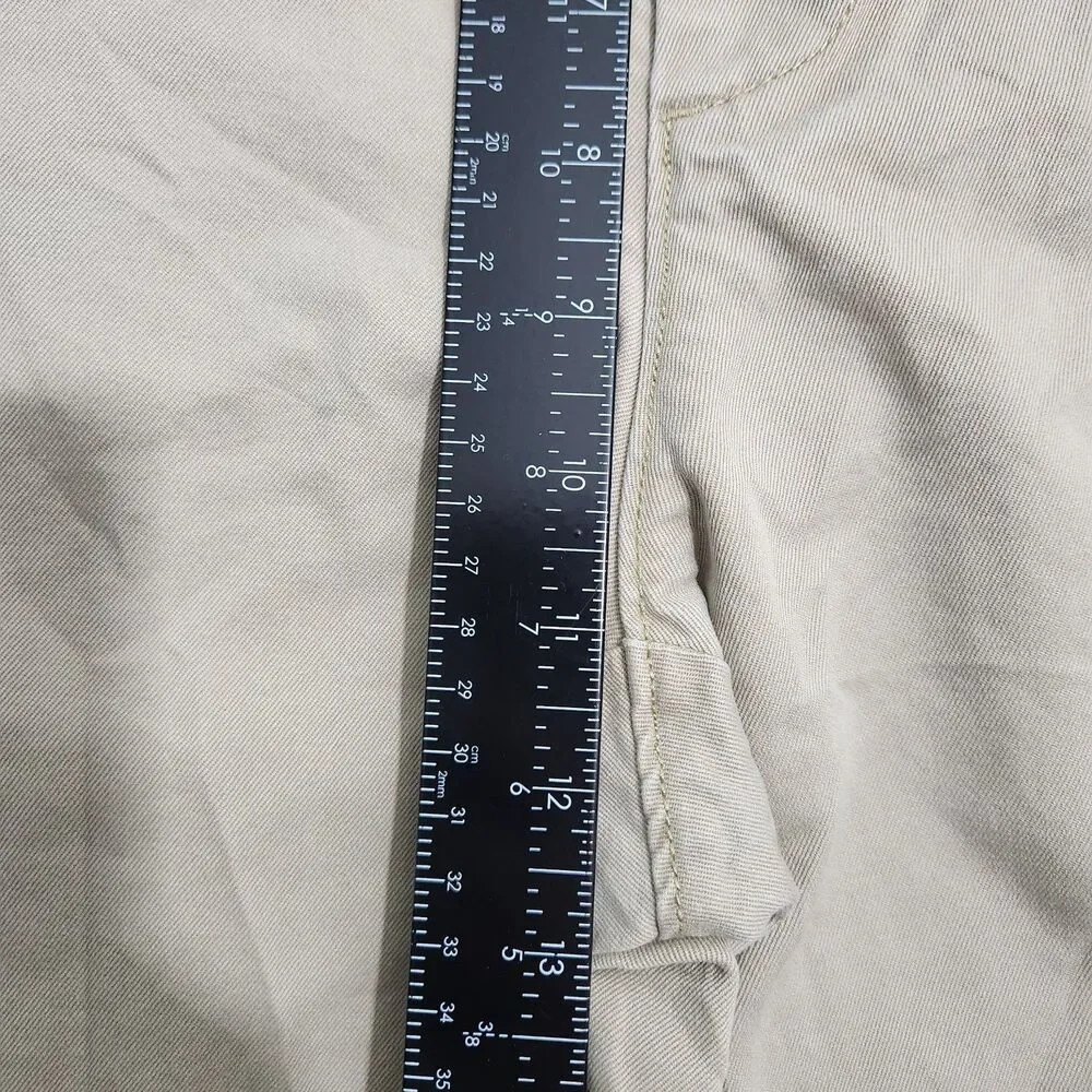 J. Crew 1040 Chino Pants Men 36X34(32) Tan Straight Leg